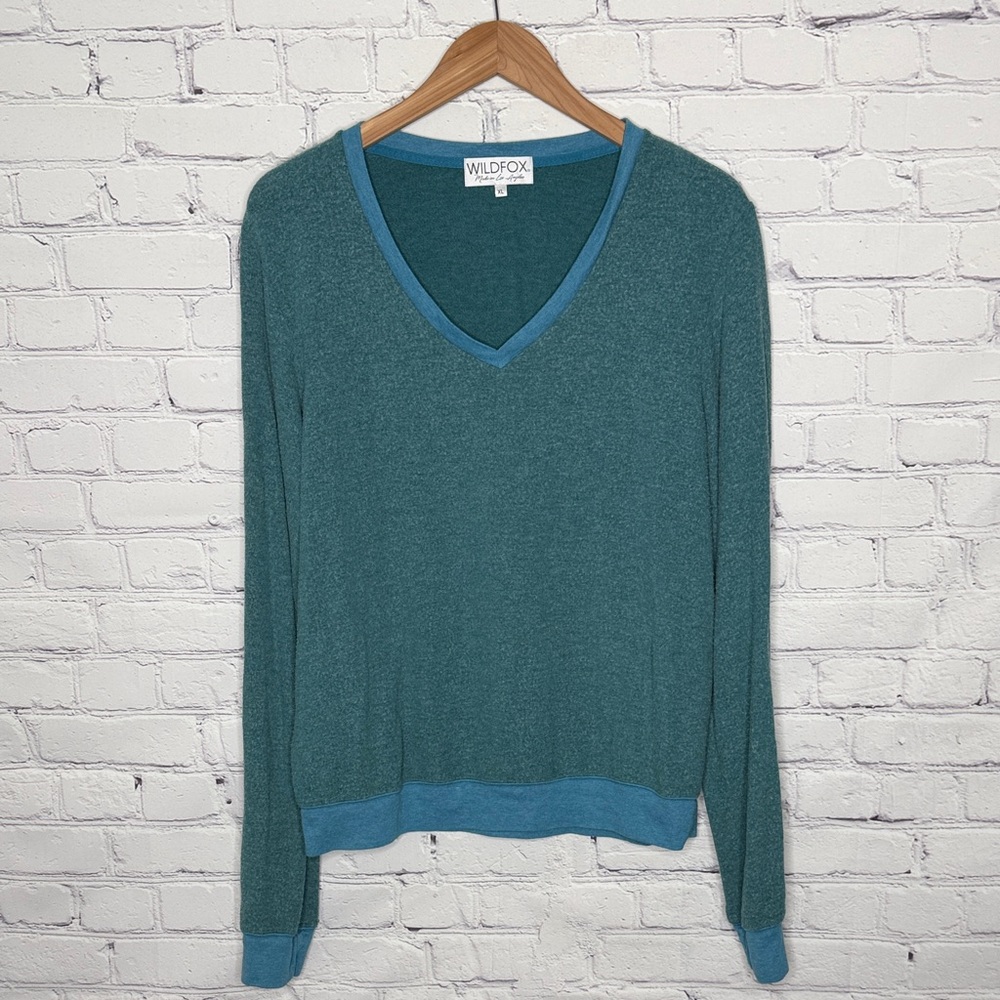 Wildfox V-Neck Baggy Beach Jumper Size XL